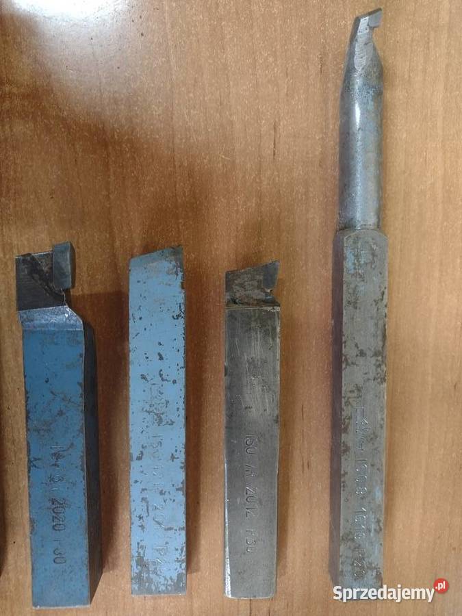 Noże tokarskie 9 komplet używane Stargard