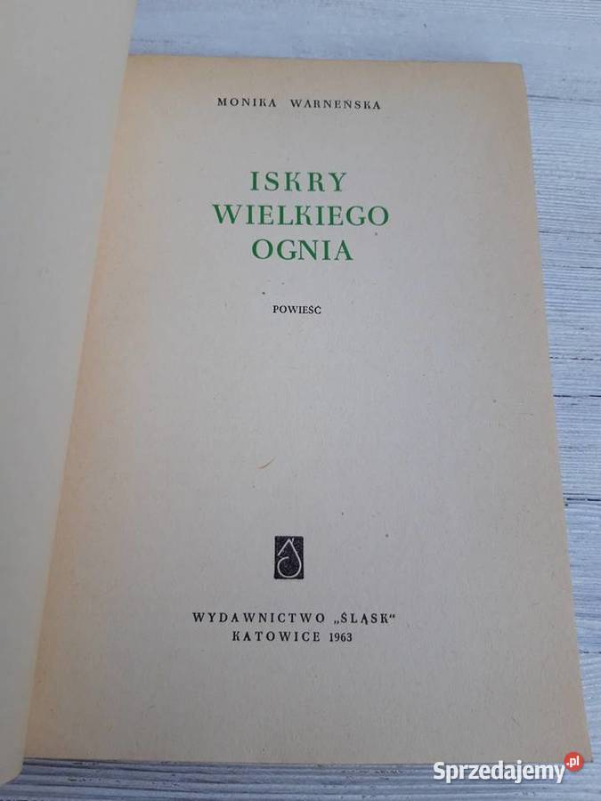Iskry Wielkiego Ognia Monika Warneńska ŚLĄSK Bielsko-Biała sprzedam