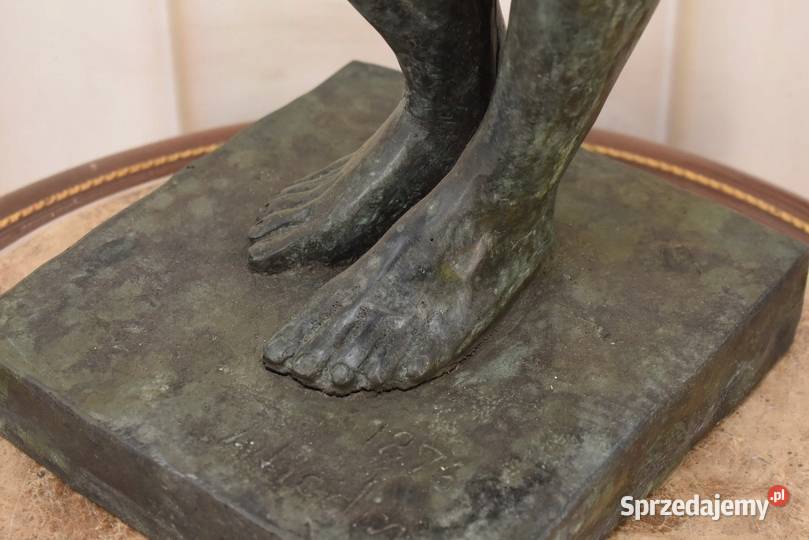 Ogromna Rzeźba wg Auguste Rodin Męski Akt Adam małopolskie