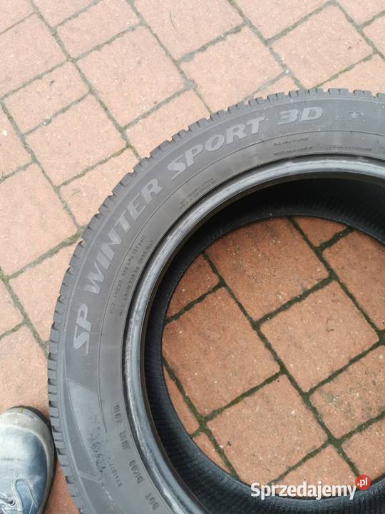 4 x Opona Zimowa Dunlop SP Winter Sport 3D 22555 H do 210 km/h mazowieckie Dziecinów sprzedam
