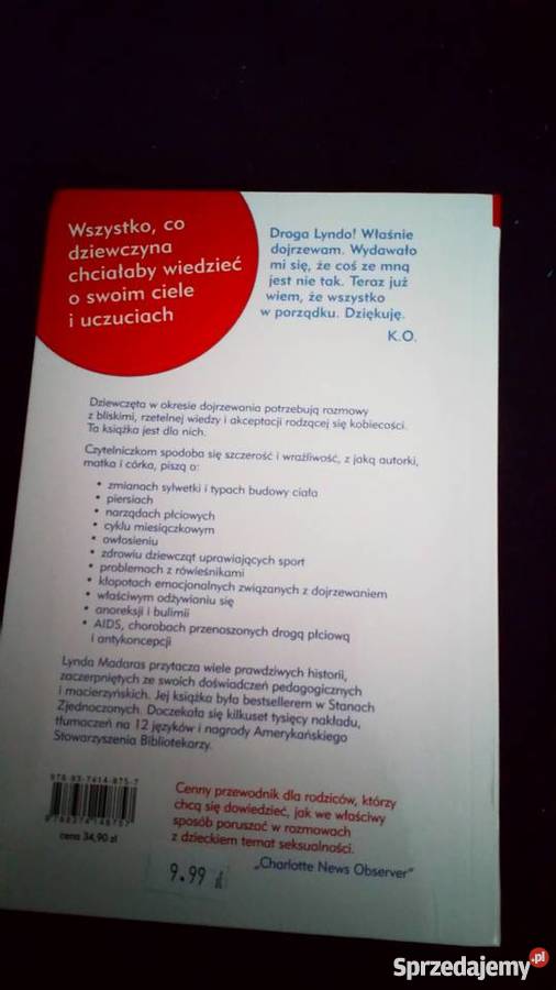 Co się dzieje z moim ciałem Rok wydania 2010 Wrocław sprzedam