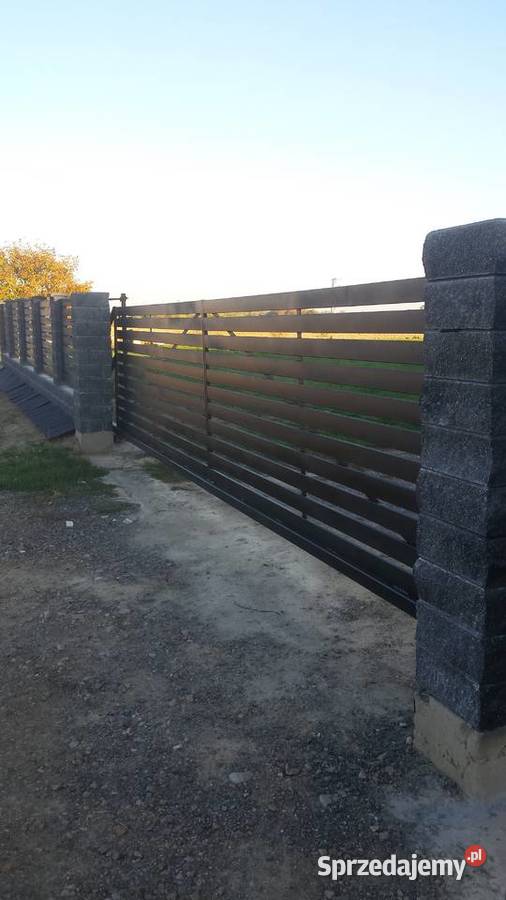 Brama przesuwna rozwierna Ogrodzenia i bramy Konopnica