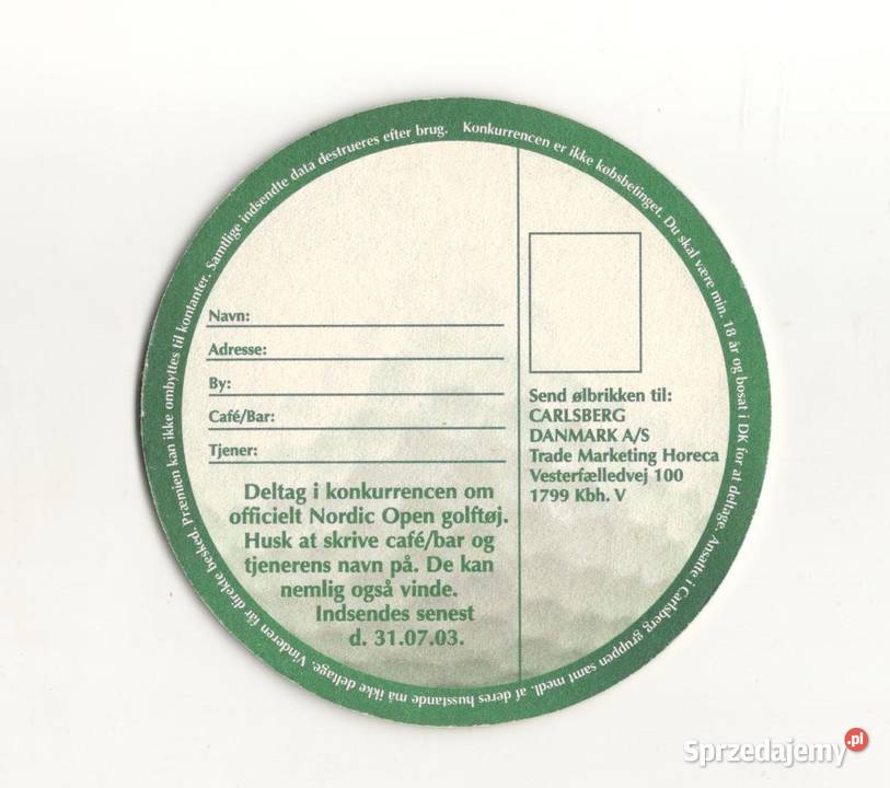 Carlsberg podstawka do piwa 9 Gliwice