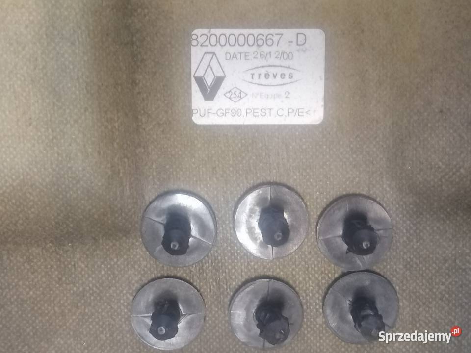 wygłuszenie maski 8200000667 Renault Laguna 2 Piotrków Trybunalski sprzedam