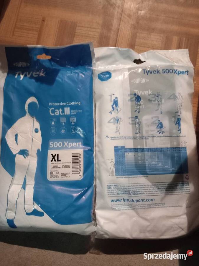 TYVEK 500XPERT kombinezon ochrony podkarpackie Mielec sprzedam