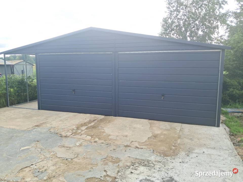 Garaż blaszany wiata WZMOCNIONY PROFILAMI świętokrzyskie