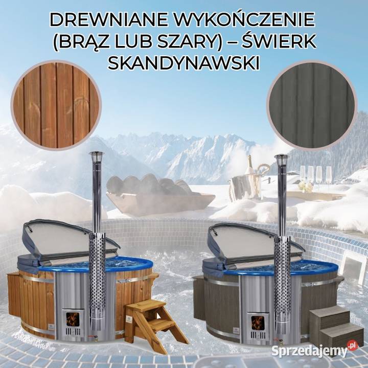 Luksusowe Jacuzzi Balia Ogrodowa Budowana na Ogród Suwałki sprzedam