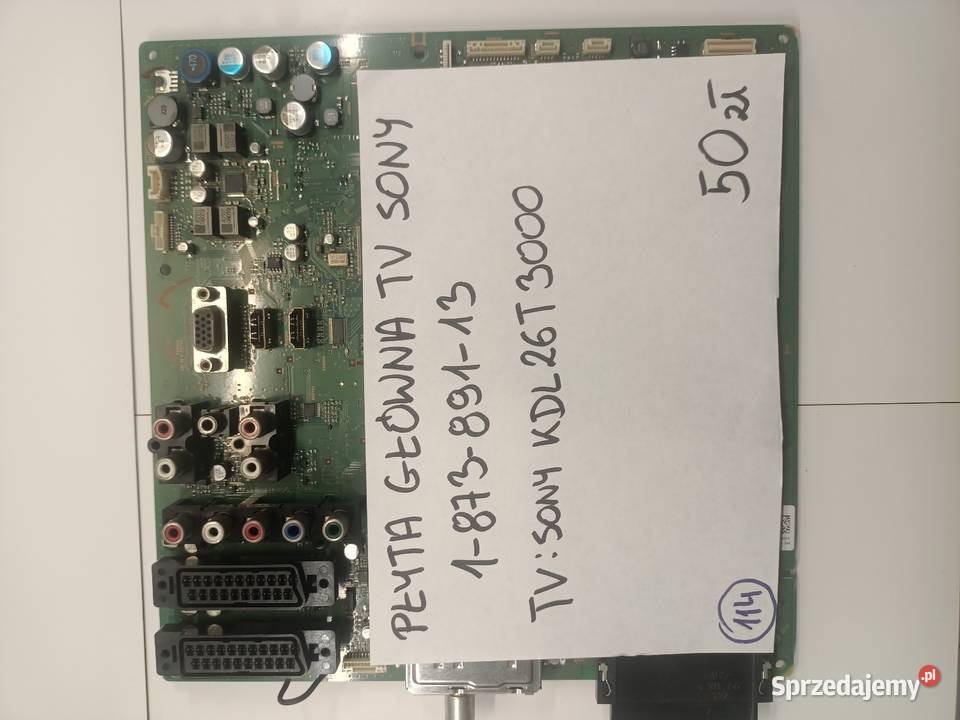 Płyta główna tv Sony 187389113 małopolskie Głogoczów