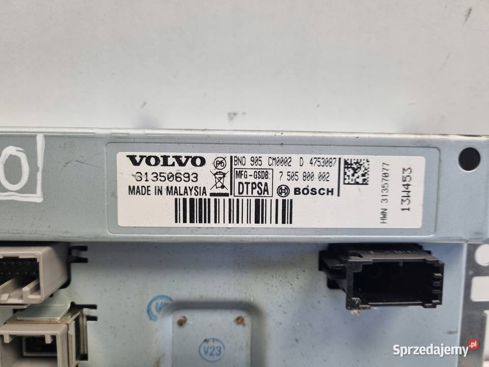 Volvo VOLVO V60 I S60 II XC60 I EKRAN NAWIGACJI Części samochodowe Chełm