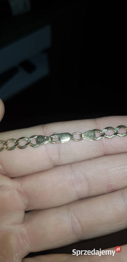 Sprzedam złoty łańcuszek PANCERKA 585