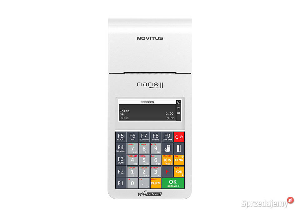 Kasa fiskalna NOVITUS NANO II Online Biznes i Przemysł