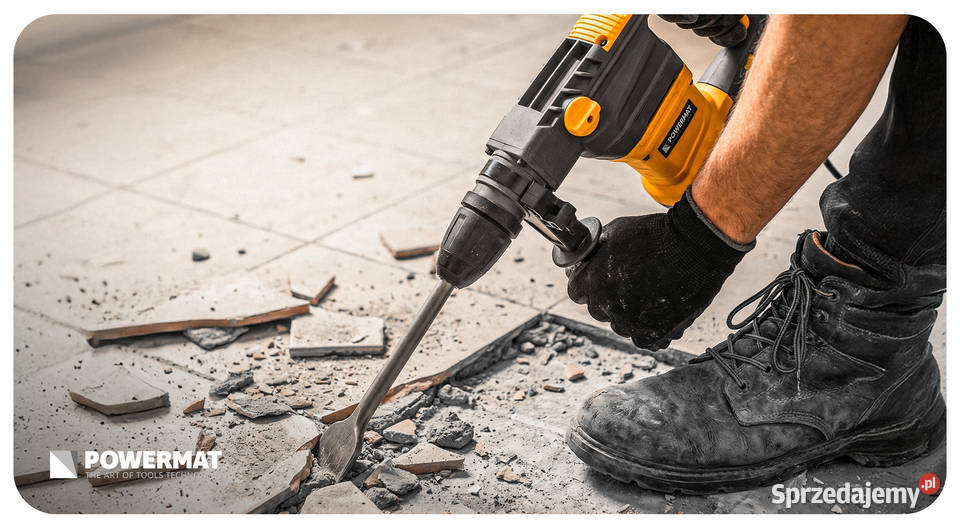 zestaw dłut sds 6 płaskie dłuto fo betonu PMZD6T Narzędzia Katowice