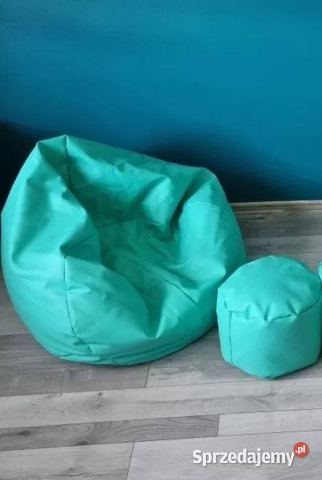 Pufa worek kolor turkusowy świętokrzyskie