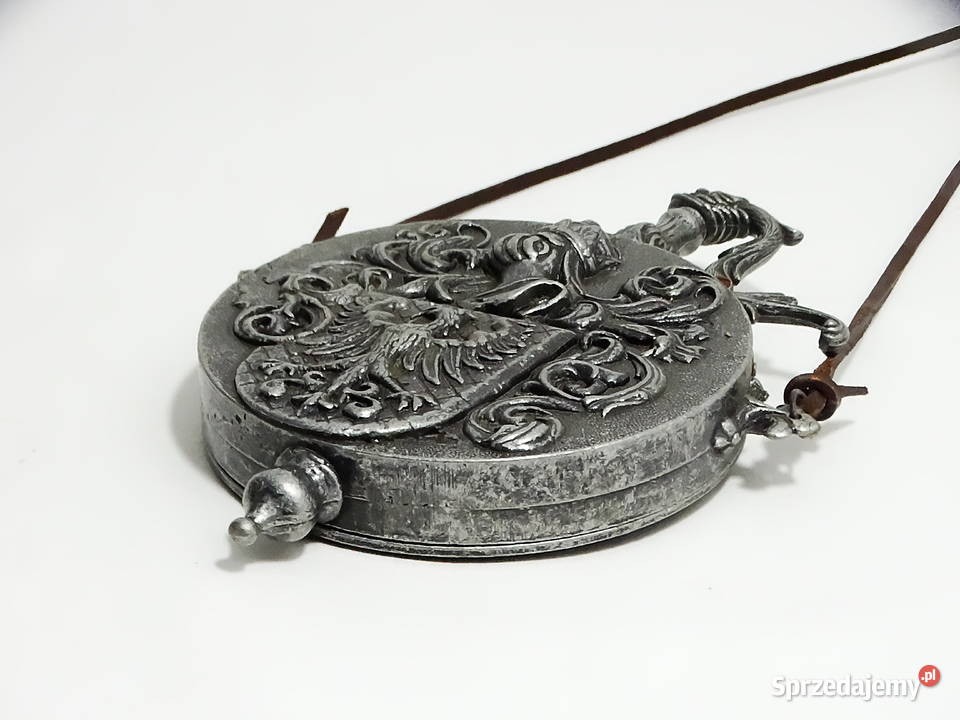 Metalowa ozdobna prochownica historyczny