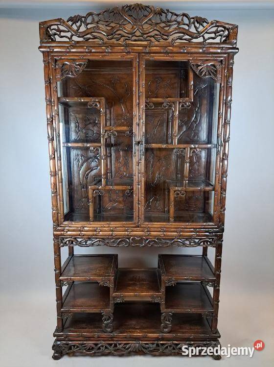 Chińska witryna ręcznie rzeźbiona 88 FiaF Szczecin
