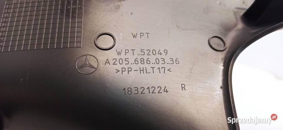 MERCEDES W205 OSŁONA PROGU PRAWA A2056860336 dolnośląskie sprzedam