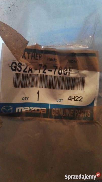 MAZDA 6 WAGON 0712 USZCZELKA DRZWI PRAWY PRZÓD wielkopolskie Międzychód sprzedam