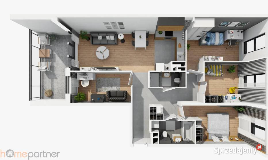 Mieszkanie Wrocław 9132m2 5 pok