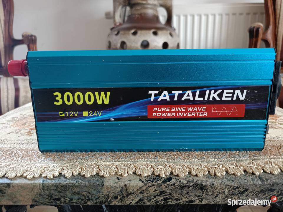 Przetwornica 12V na 230V 3000W wielkopolskie Drawski Młyn sprzedam