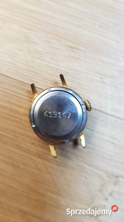 Złoty Tissot Art Deco Vintage śląskie Chorzów