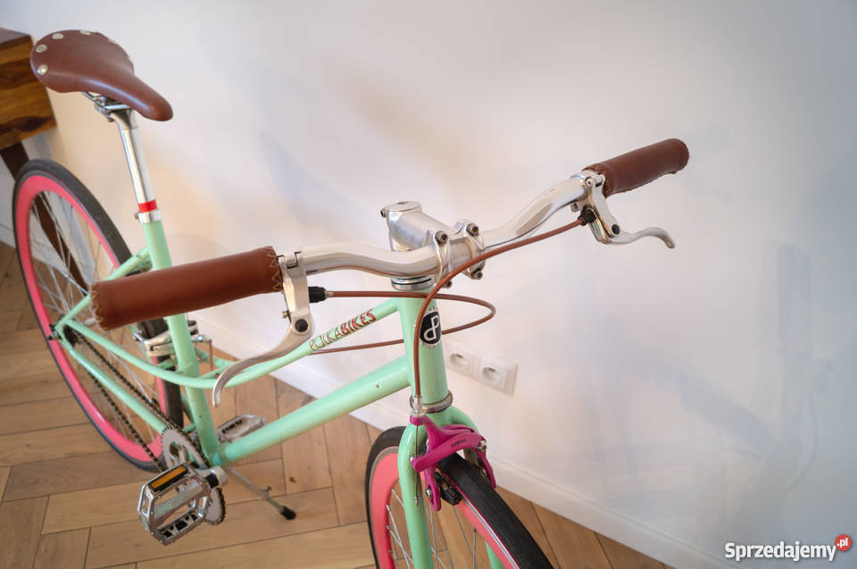 Rower POLKA BIKES miejskiego ninja FIXIE Ostre