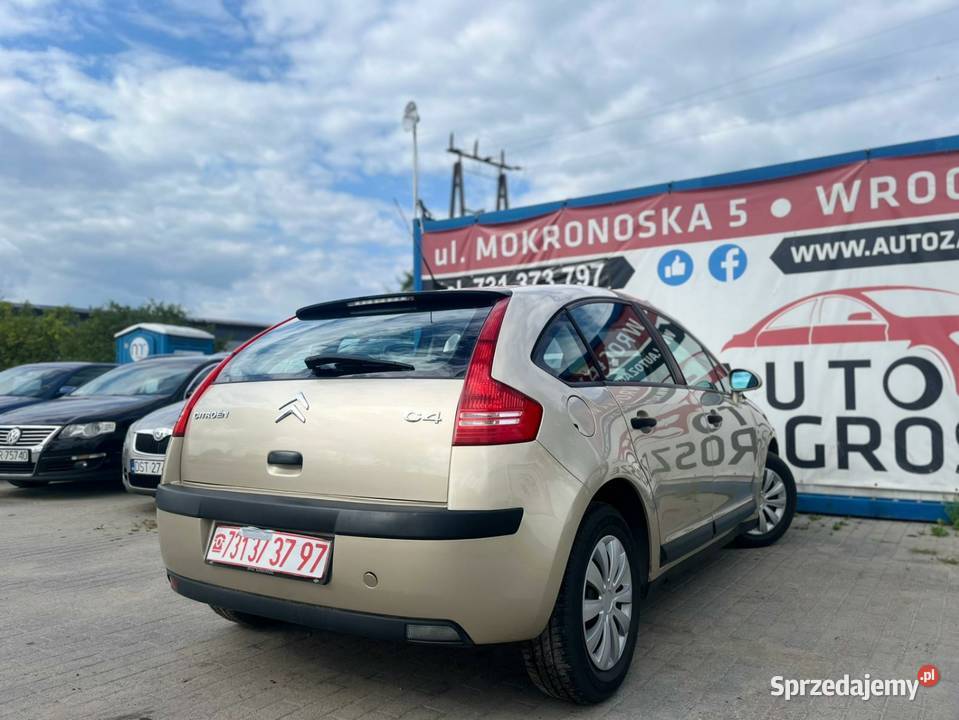 Citroen C4 14 Benzyna 2005 Klimatyzacja 5 Wrocław