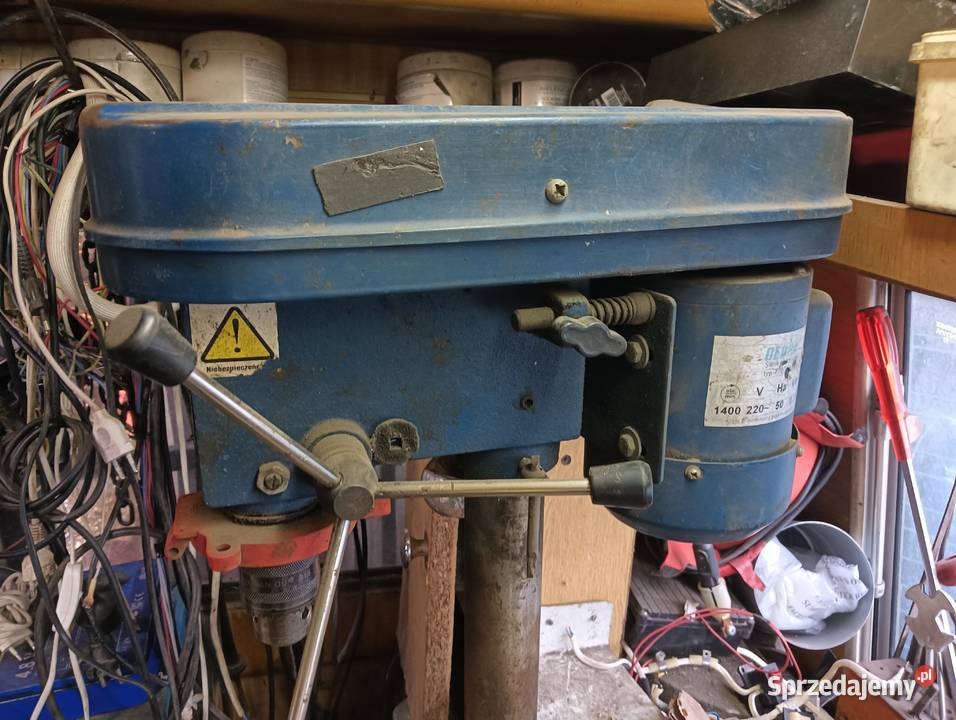 Wiertarka stołowa DEDRA stara produkcja imadło sprzedam
