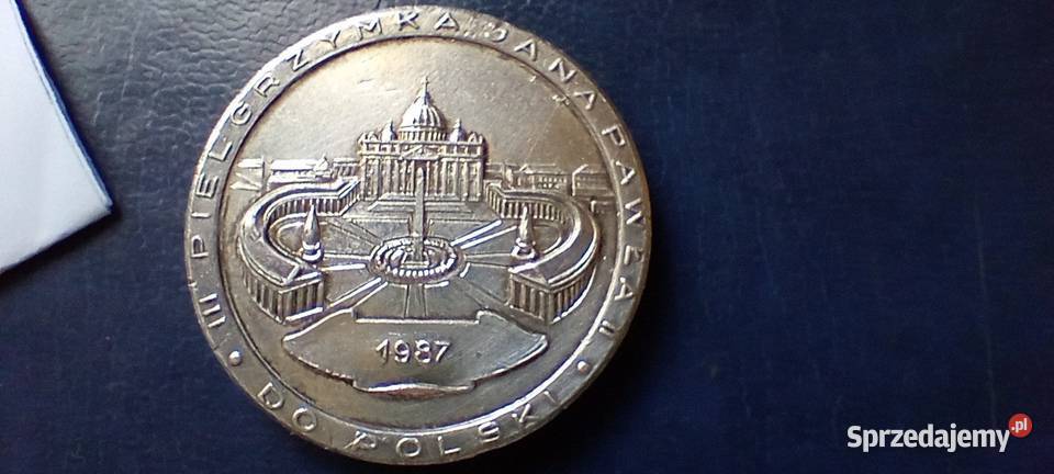 Stare monety Medal JPII 107 Numizmatyka podkarpackie Lesko