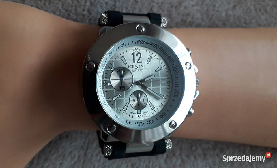Nowy męski zegarek IceStar kwarcowy w pudełku