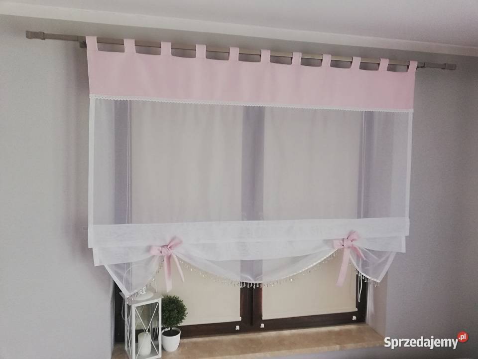 Firany panele roletki Wystrój okien