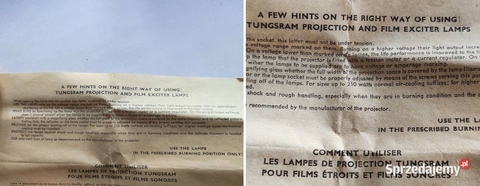TUNGSRAM żarówka lampa do projektora 500W 9258DA Kielce