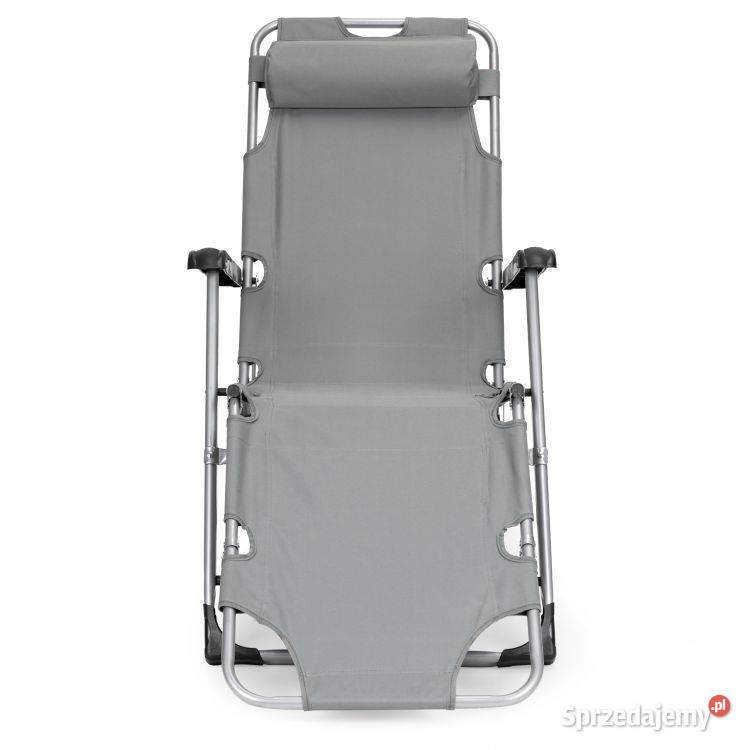 Leżak fotel ogrodowy plażowy składany 2w1 Bielsk Podlaski