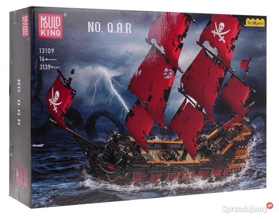 Klocki statek piracki 3139 el ruchome elementy Warszawa