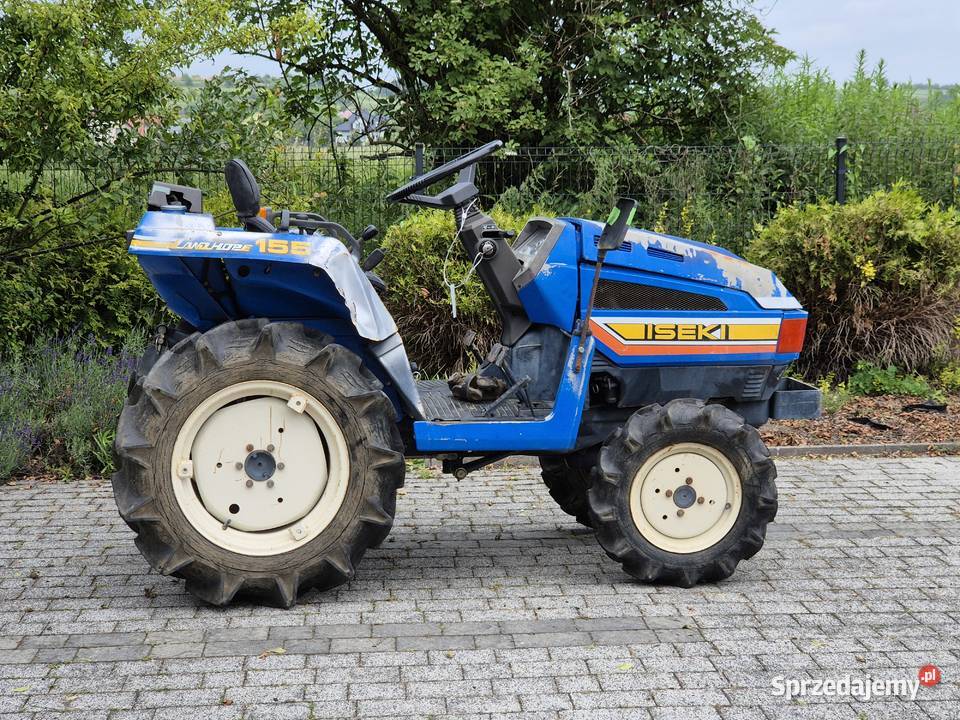 Traktorek ISEKI TU 155 4X4 z glebogryzarka Kraków sprzedam