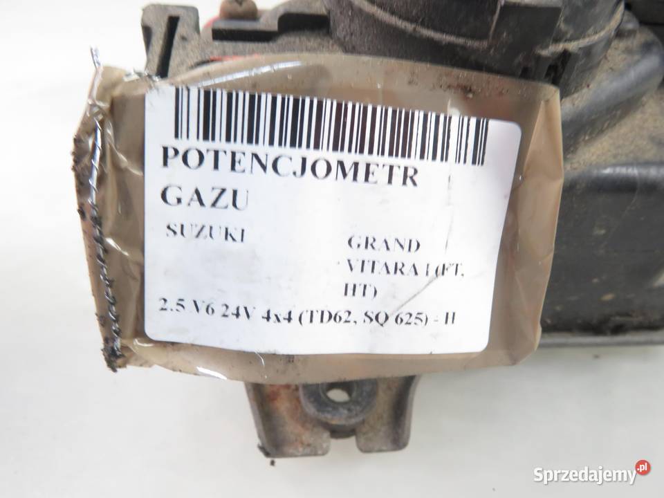 POTENCJOMETR GAZU SUZUKI GRAND VITARA I 25