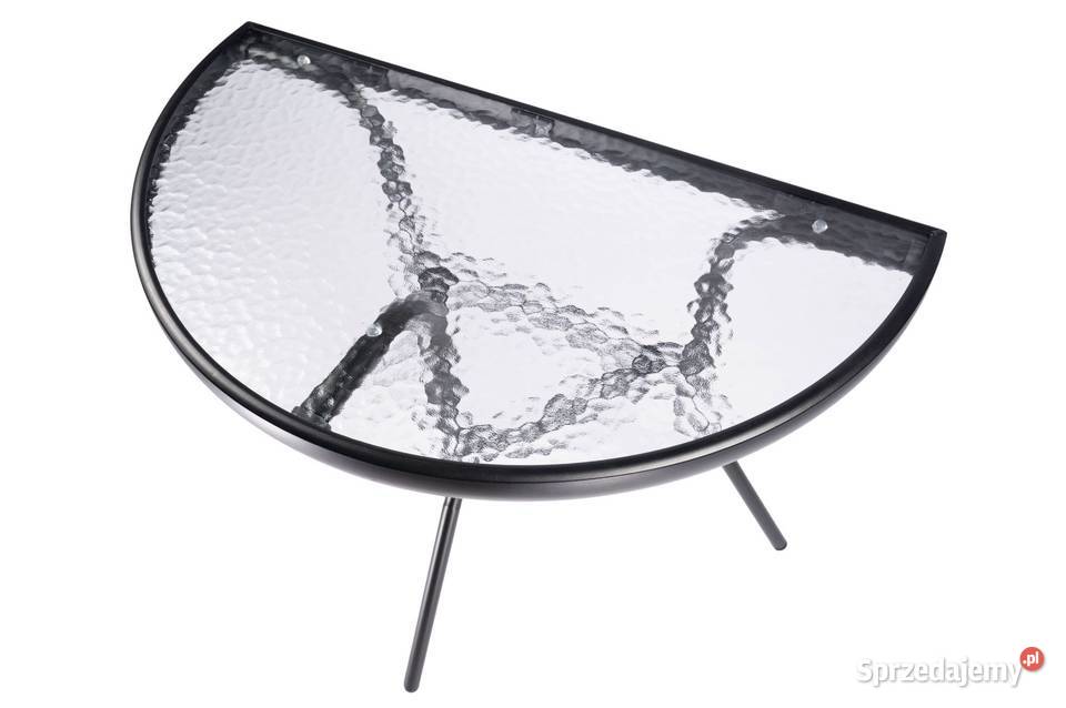 Stolik szklany kawowy na balkon taras patio Poznań sprzedam