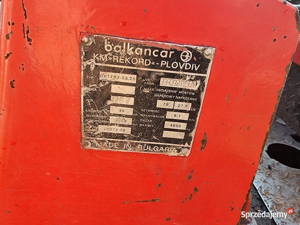 Wózek widłowy widlak Bułgar 35t balkancar toyota Manitou Łask