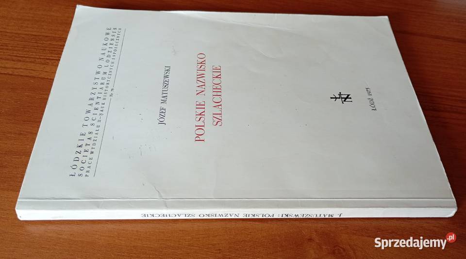 Polskie nazwisko szlacheckie Józef Matuszewski Gdańsk