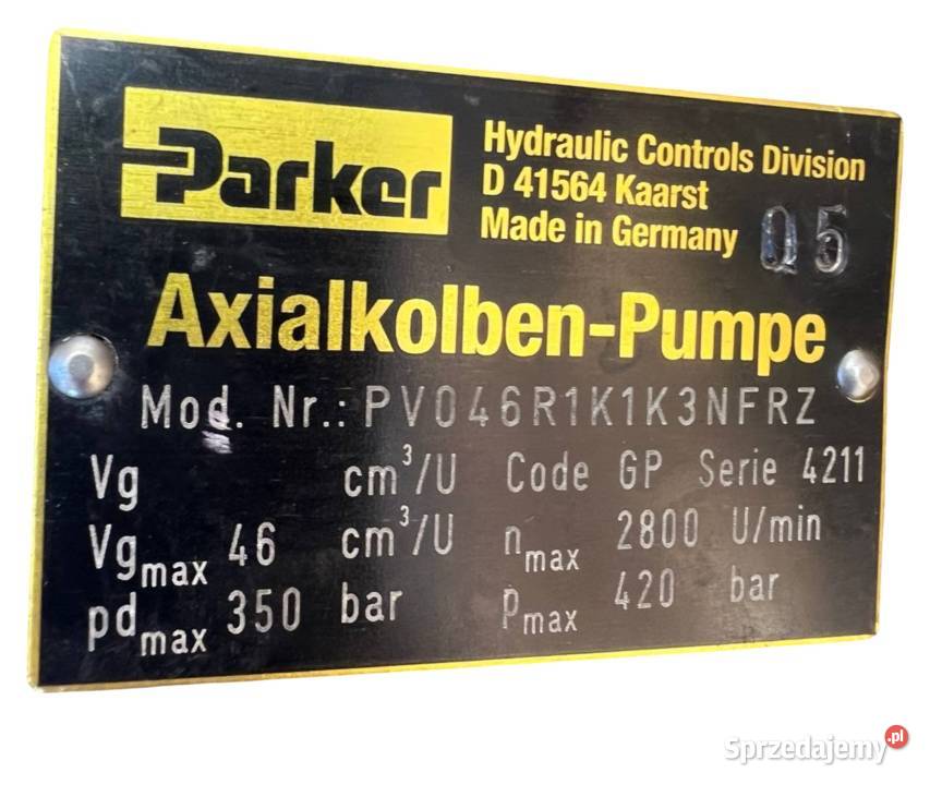 Parker PV046R1K1K3NFRZ Pompa hydrauliczna Poznań