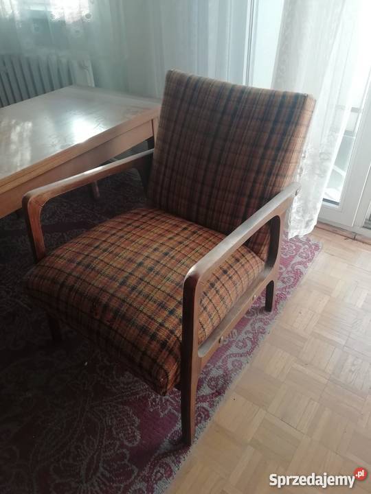 Fotele klubowe PRL vintage 04B proste kujawsko-pomorskie Bydgoszcz
