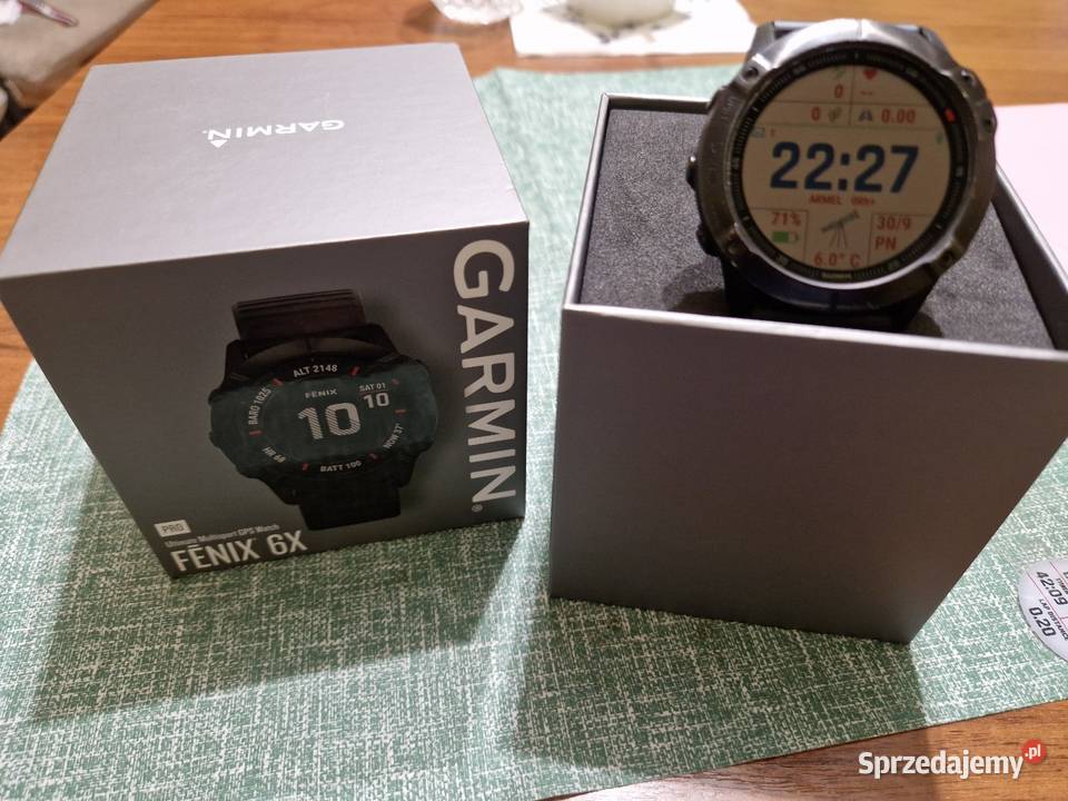 Garmin Fenix 6x Pro wielkopolskie Ocieszyn sprzedam