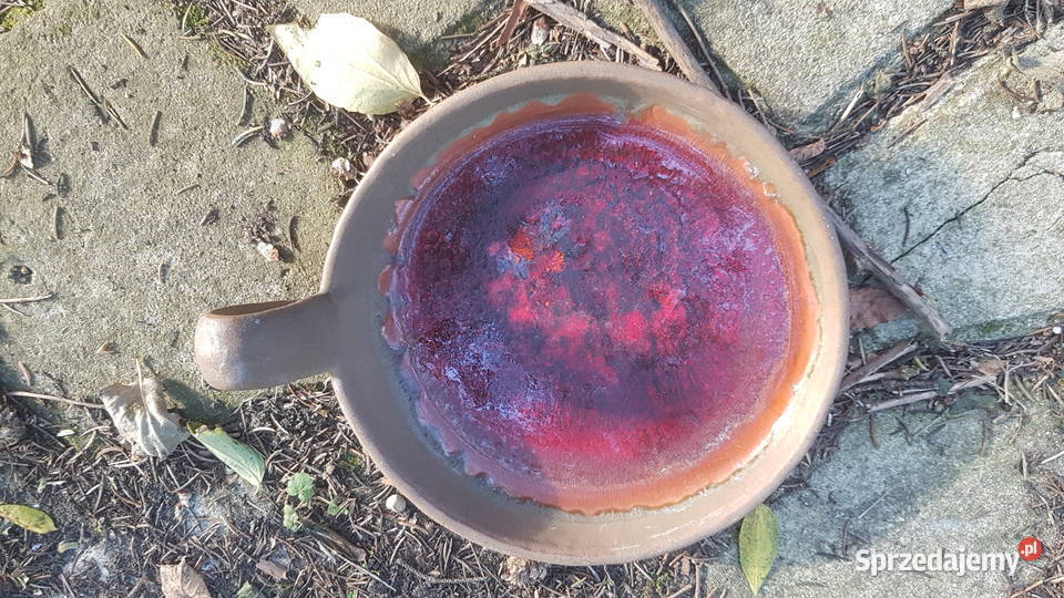 Karlsruhe Pottery patera Antyki Myszków