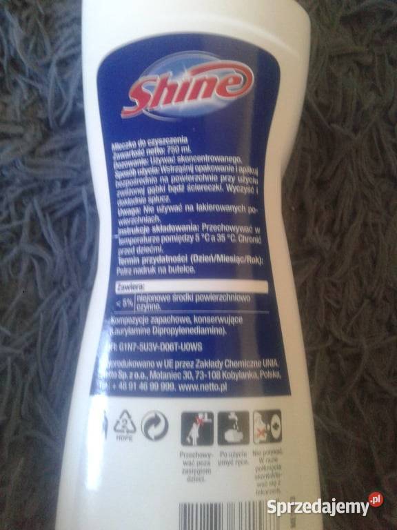 Mleczko Do Czyszczenia w Kremie Shine 750 ml Drezdenko
