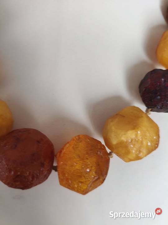 Naszyjnik Bursztyn Vintage Białystok sprzedam