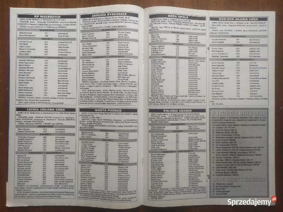 Skarb kibica liga polska jesień 1997 Łódź