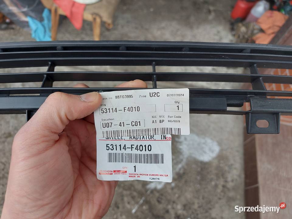 Toyota CHR CHR X1 NOWA kratka atrapa zderzaka Atrapy