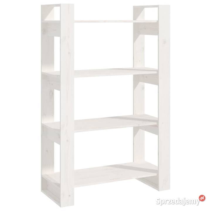 vidaXL Regał na książkiprzegroda biały 80x35x125 Warszawa sprzedam
