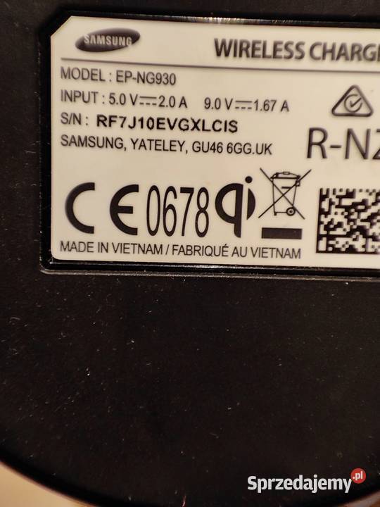 Ładowarka indukcyjna Samsung EPNG930 Warszawa