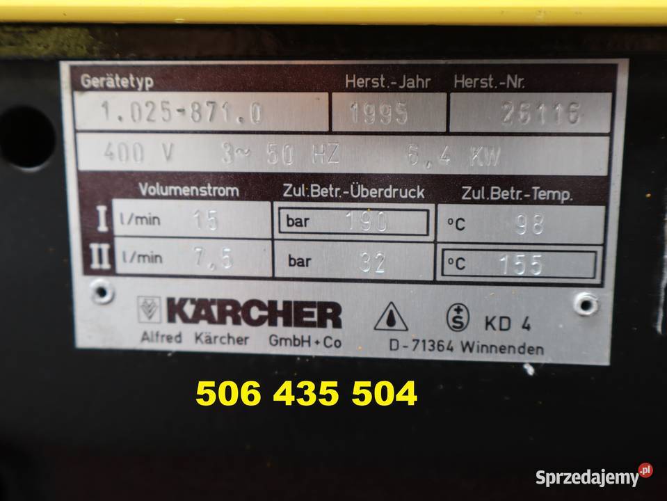 Myjka Ciśnieniowa Karcher HDS 895 podgrzewanie Myjki ciśnieniowe Radom