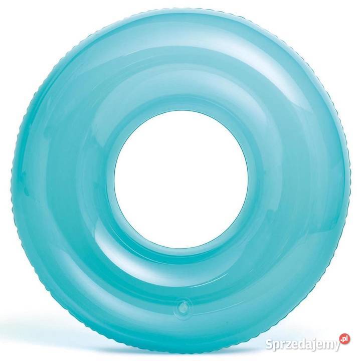 Koło dmuchane do pływania półprzezroczyste